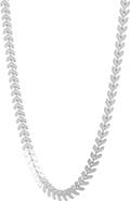 Bearfruit Jewelry Elara Chevron Link Necklace Bold Trendy Statement