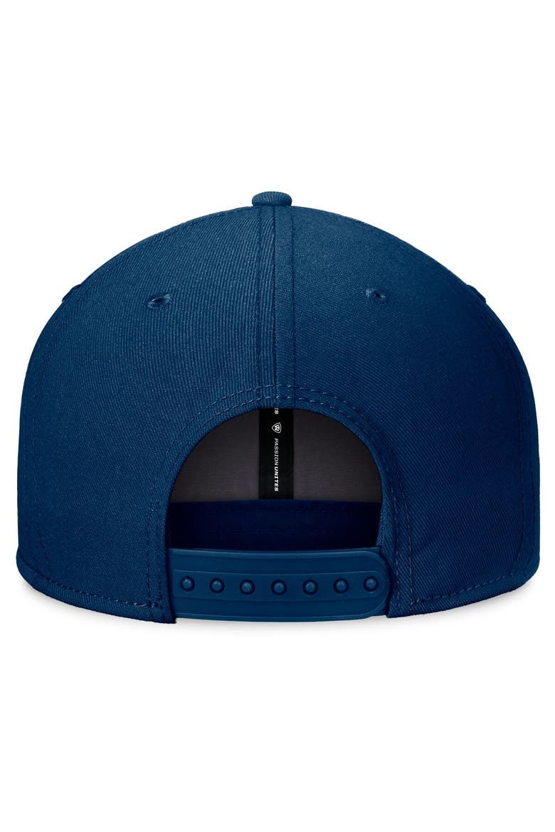 Men's Top of the World Navy Michigan Wolverines Fundamental Snapback Hat, Alternate, color, Navy