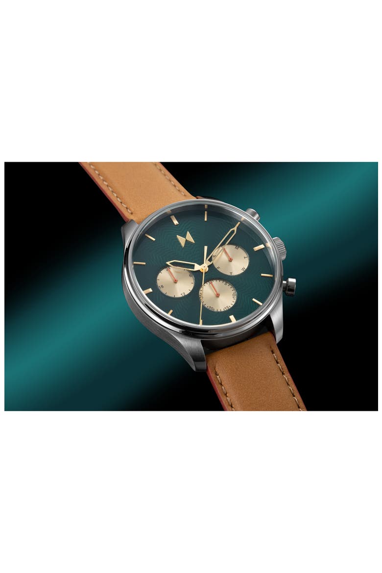 Airhawk Bracelet Chronograph Watch, 42mm, Alternate, color, TAN