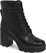 Tory Burch Romy Lug Heel Leather Bootie