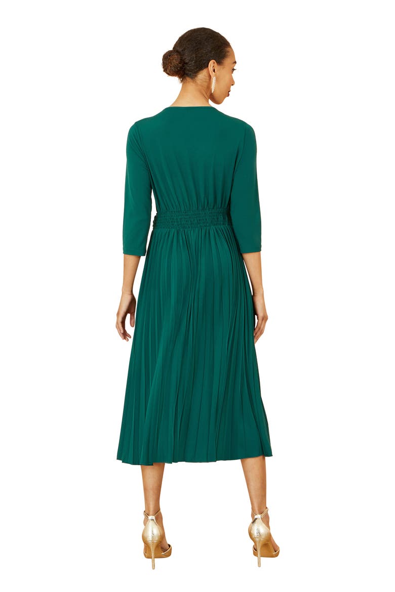 Jersey Knot Waist Midi Dress, Alternate, color, Green