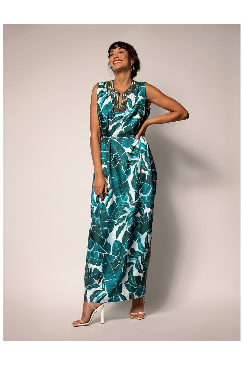 Looking Up Lia Dress, Alternate, color, Deep Sea
