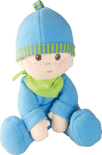 HABA Snug up Doll Luis 8 First Boy Baby Doll Machine Washable for Ages Birth and Up Nordstrom