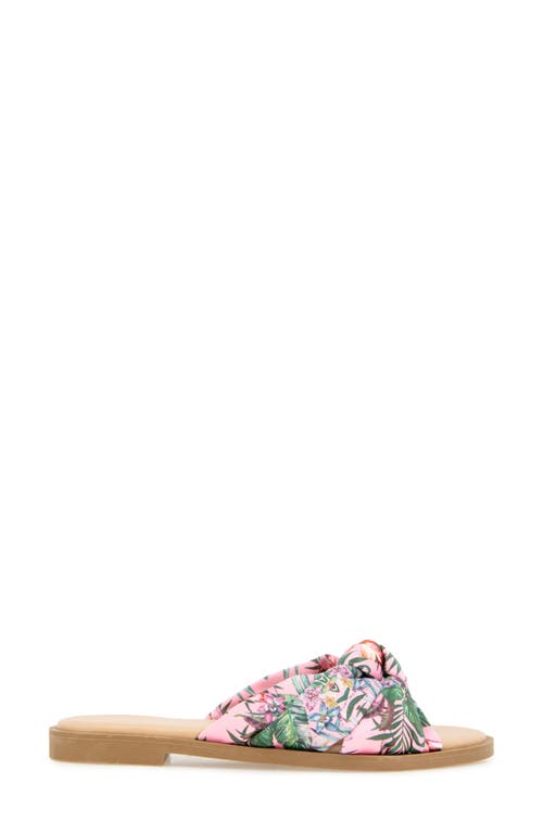Xoxo Menata Slide Sandal In Flamingos