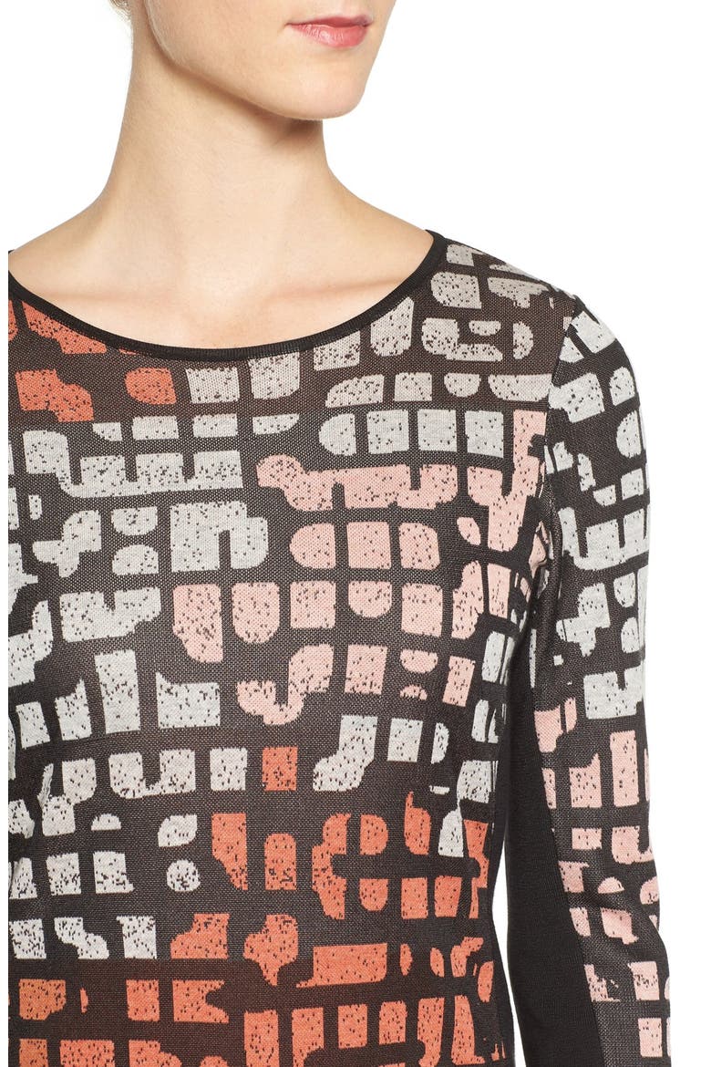 Pattern Play Knit Top, Alternate, color, SOFT COPPER