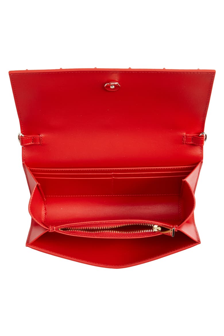 Paloma Loubinthesky Calfskin Wallet on a Chain, Alternate, color, R297 LOUBI/ LOUBI