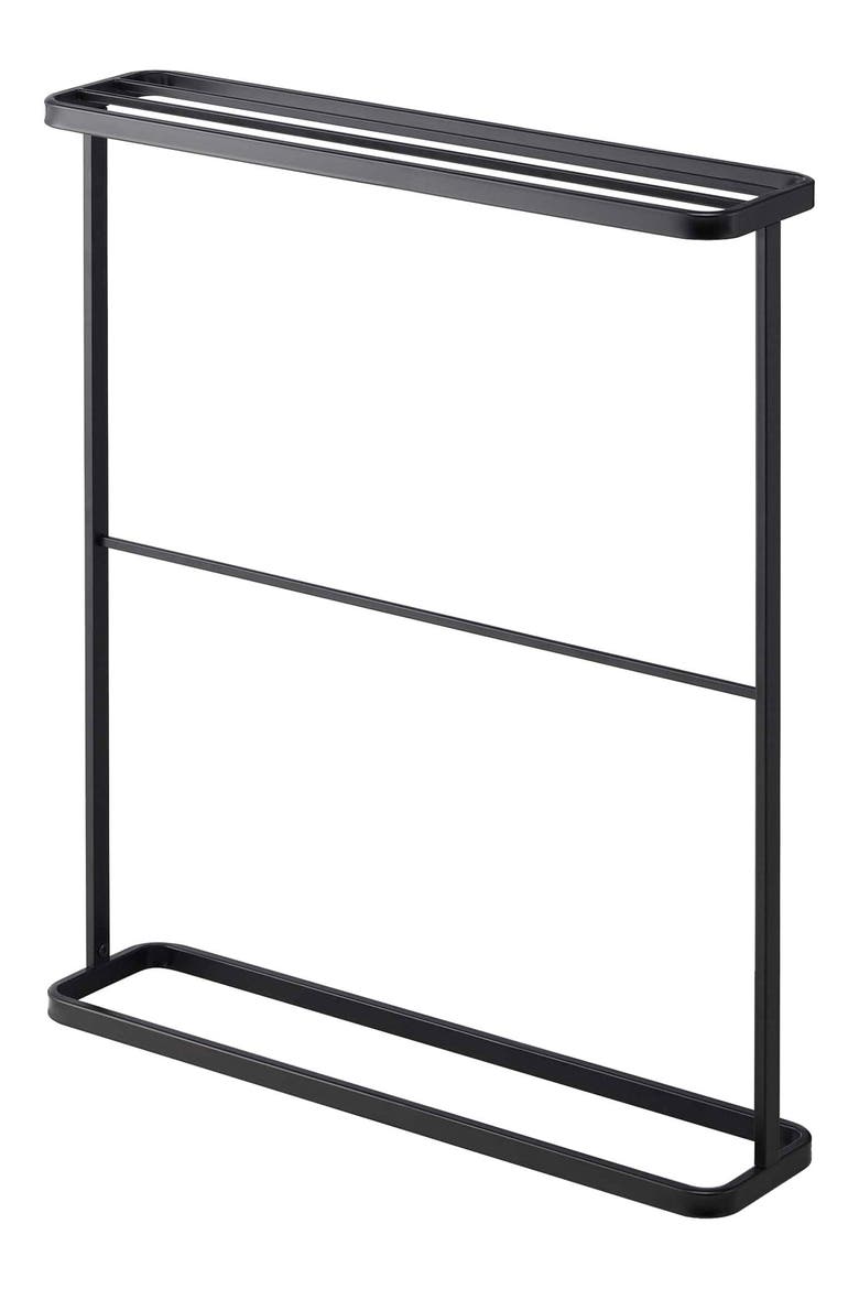 Bath Towel Hanger, Main, color, BLACK