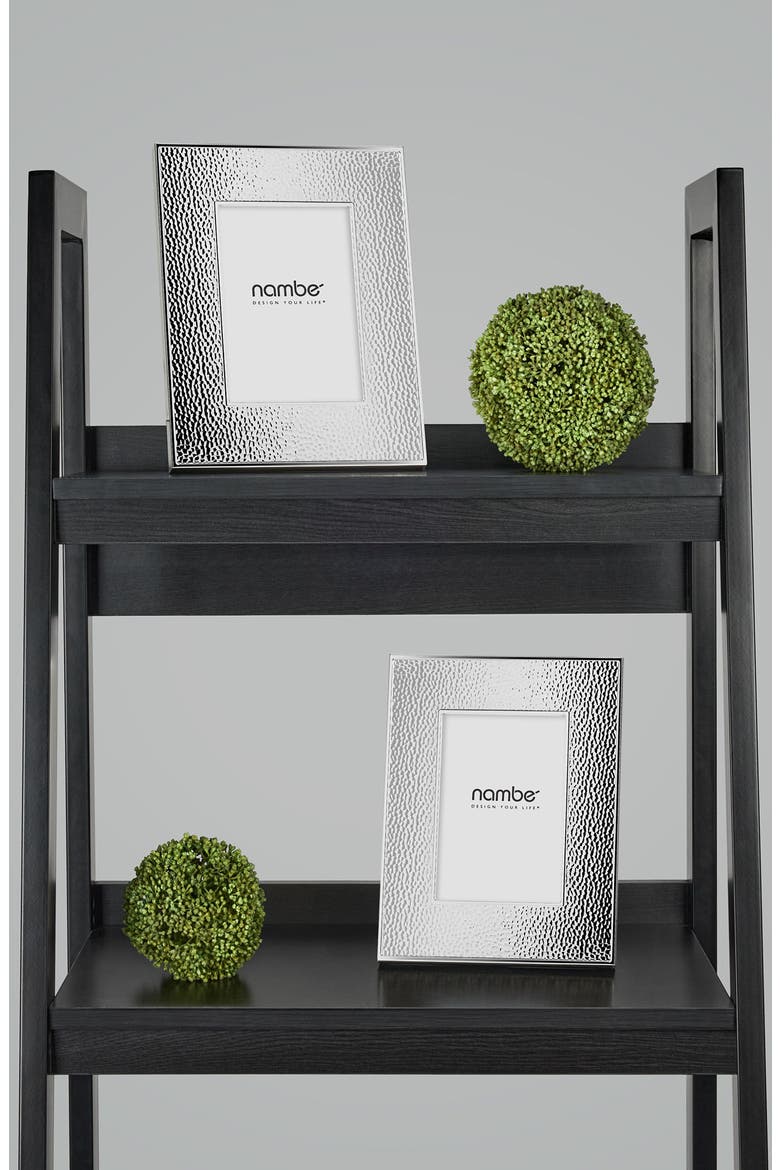 Hammered 5 x 7-Inch Picture Frame, Alternate, color, SILVER