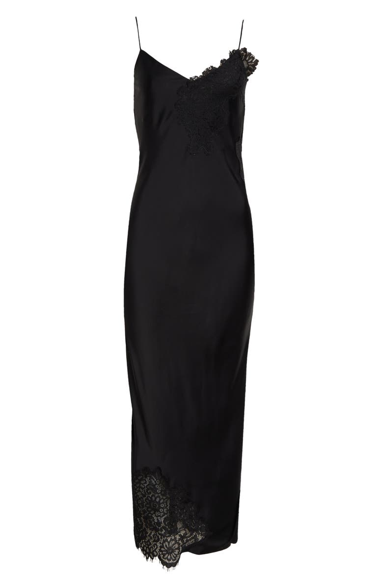 Róhe Lace Satin Slipdress, Alternate, color,