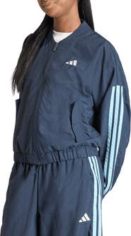 adidas 3-Stripes Windbreaker Bomber Jacket