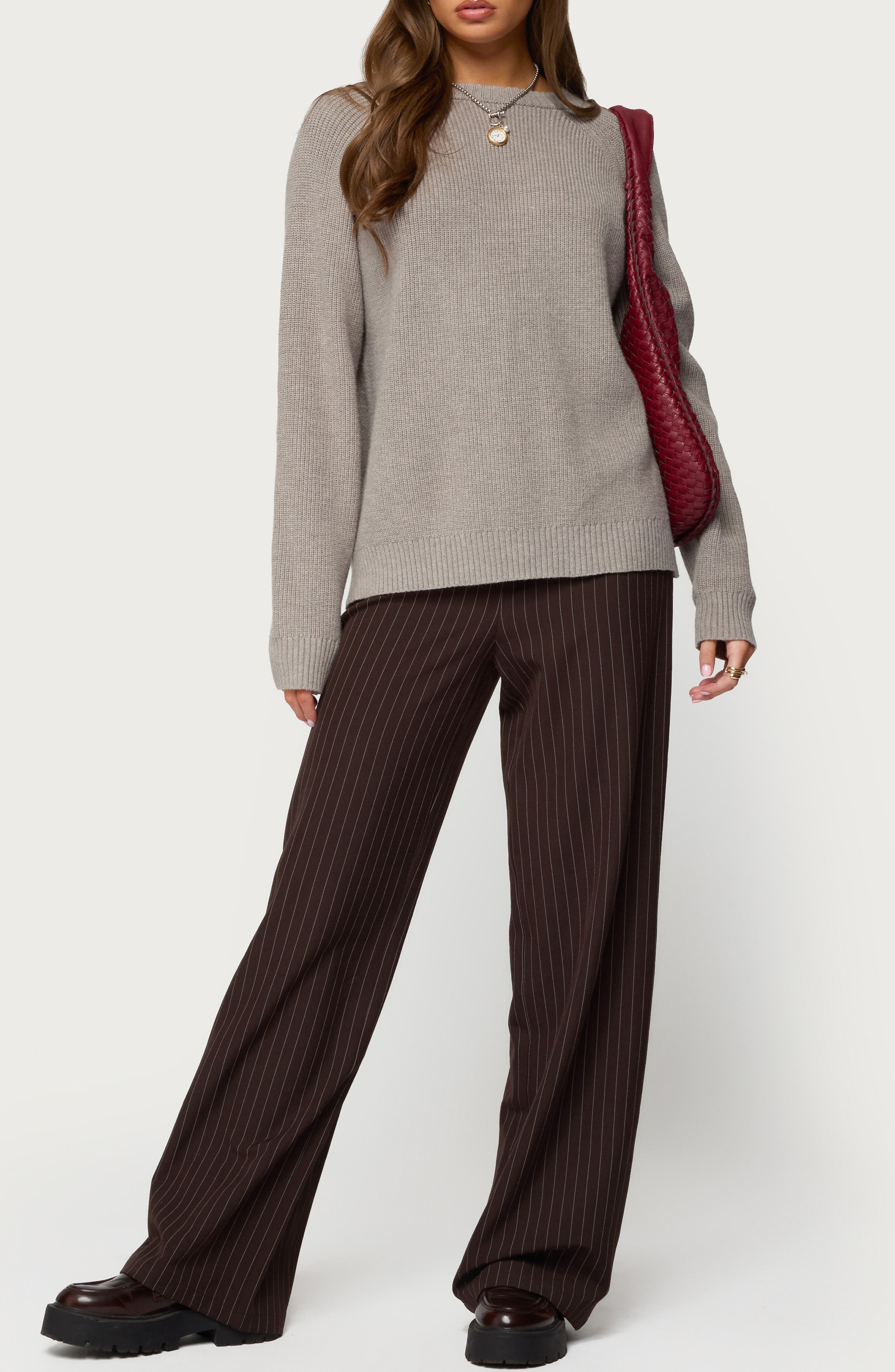 Lavonne Oversize Raglan Sweater - image 2