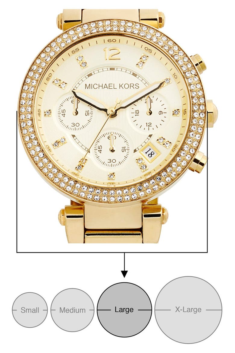 'Parker' Chronograph Bracelet Watch, 39mm, Alternate, color, GOLD