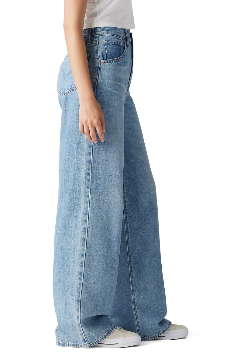 Levi's<sup>®</sup> Cinch Baggy Wide Leg Jeans, Alternate, color, Invested Indigo