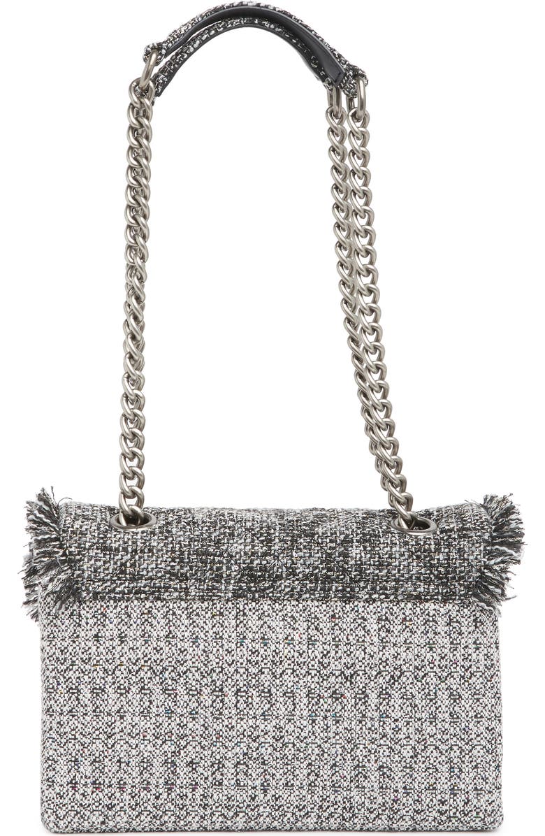 Kurt Geiger London KURT GEIGER Tweed Brixton Dual Shoulder Lock Bag, Alternate, color,