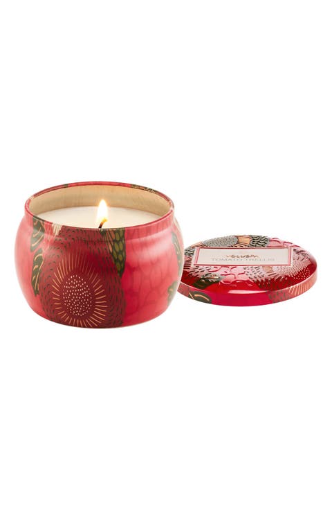 Tomato Trellis Mini Tin Candle