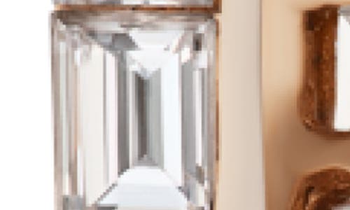 Maria Tash Invisible Set Baguette Diamond Eternity Hoop Earring In Rose Gold
