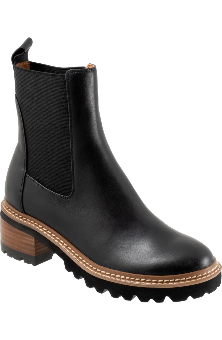 EOS FOOTWEAR Linear Chelsea Boot, Main, color, Black