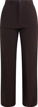 Solomon & Sage Women's Classic High Waist Wide Leg Pants