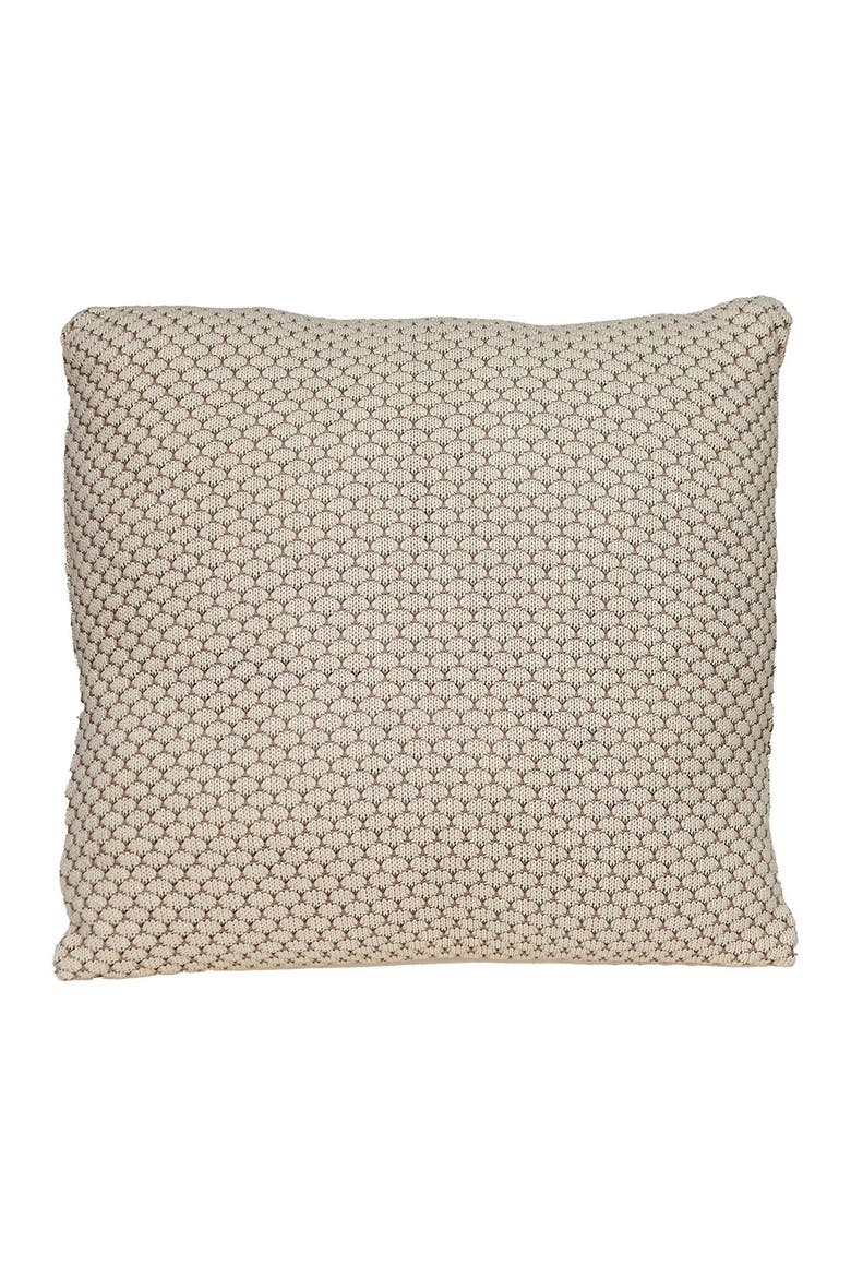 Grace Transitional Beige/Cream Throw Pillow, Alternate, color, BEIGE