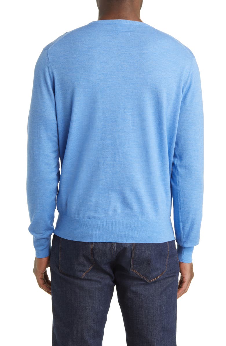 Peter Millar Crown Crafted Excursionist Flex Wool Blend Crewneck Sweater, Alternate, color,