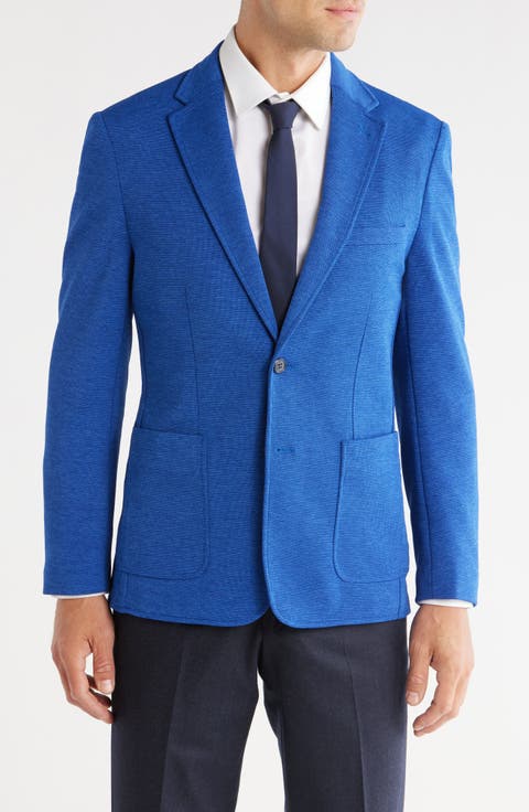 Mélange Knit Sport Coat