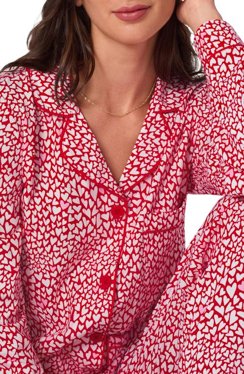 Bedhead Pajamas Print Stretch Organic Cotton Pajamas In Pink