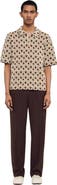SANDRO Rope jacquard shirt