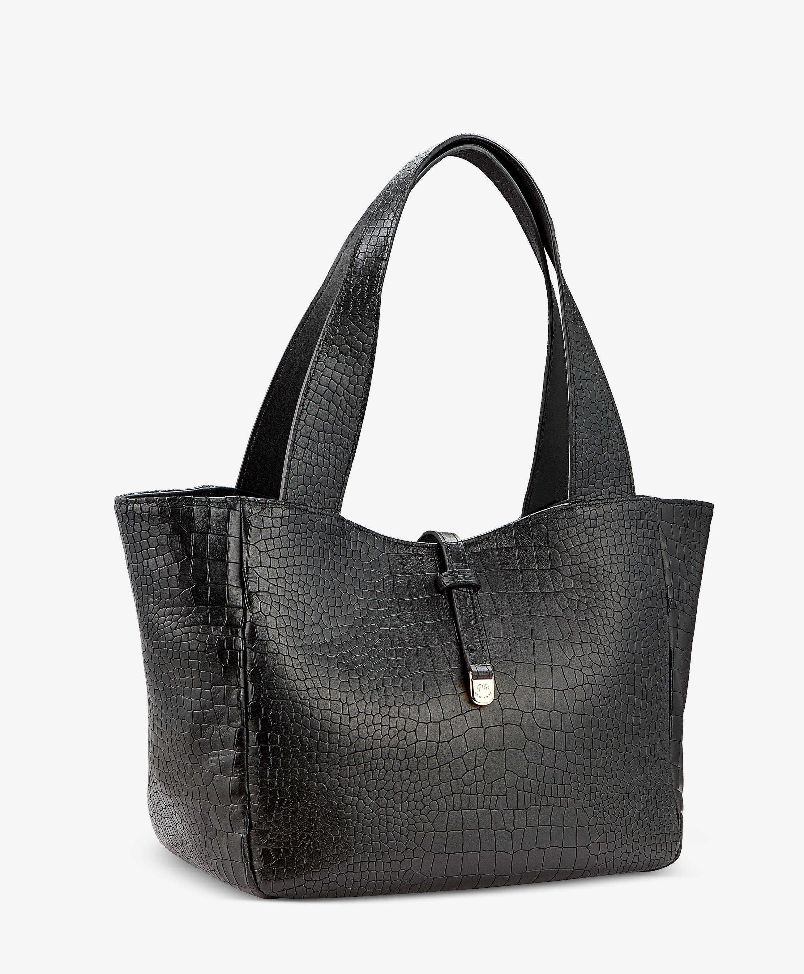 GiGi New York Mercer Tote, Alternate, color, Black