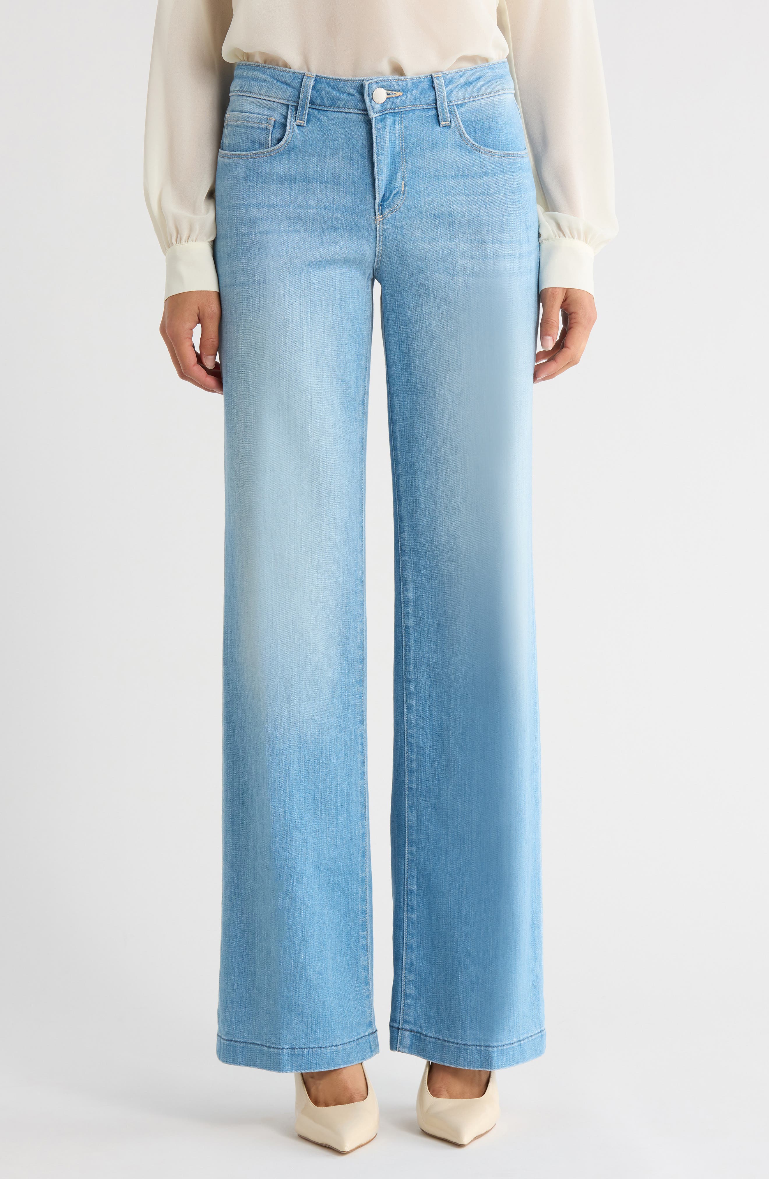 L'AGENCE Joanne Wide Leg Jeans