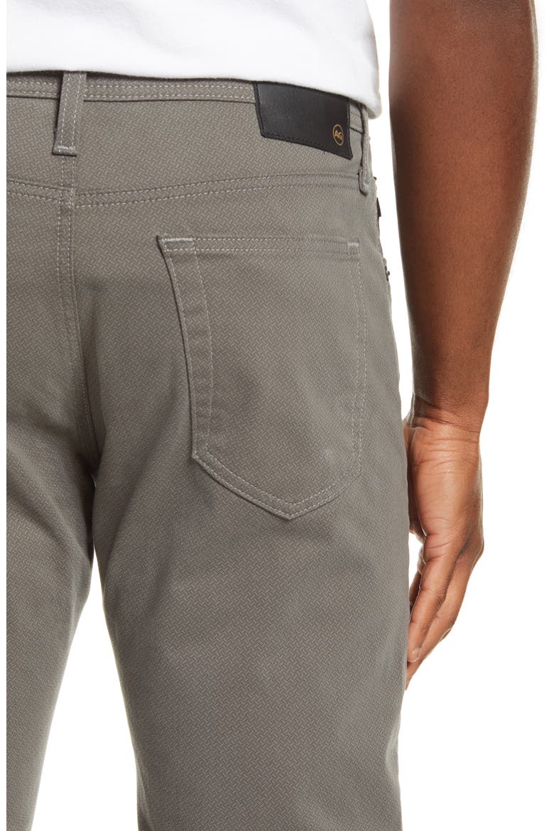 Everett Slim Fit Straight Leg Print Pants, Alternate, color, KEEN LOURING FOG