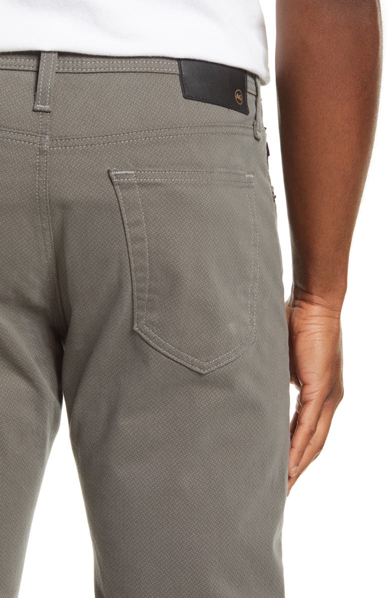 AG Everett Slim Fit Straight Leg Print Pants, Alternate, color,