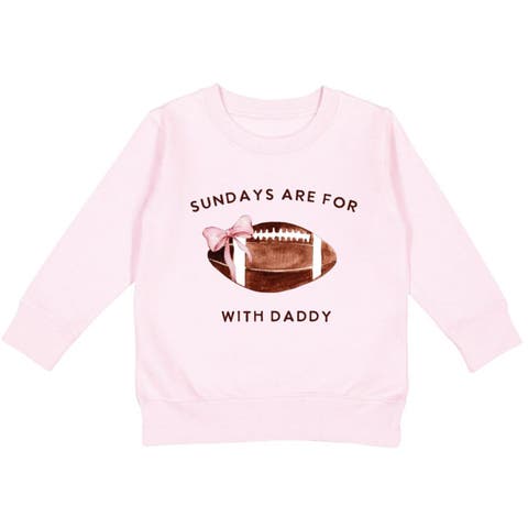 Football With Daddy Sweatshirt (Baby, Toddler & Little Kid)