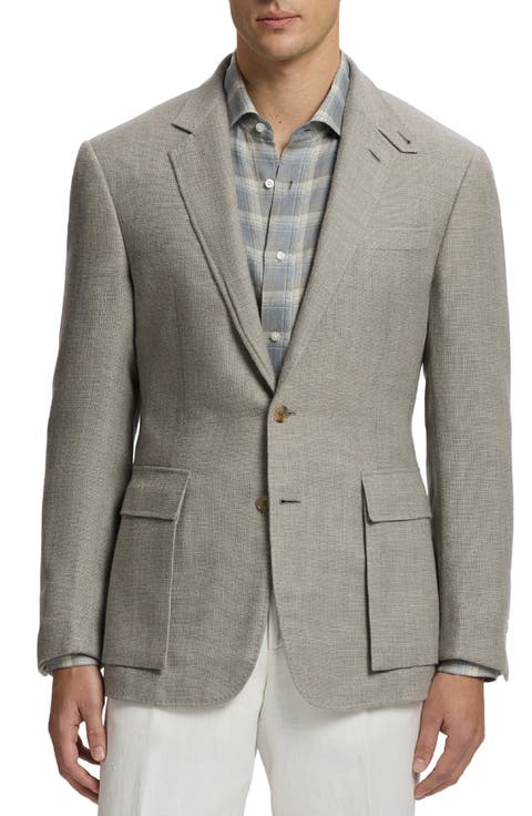 Textured Open Weave Cashmere and Wool Sport Coat