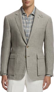 Ralph Lauren Purple Label Textured Open Weave Cashmere and Wool Sport Coat