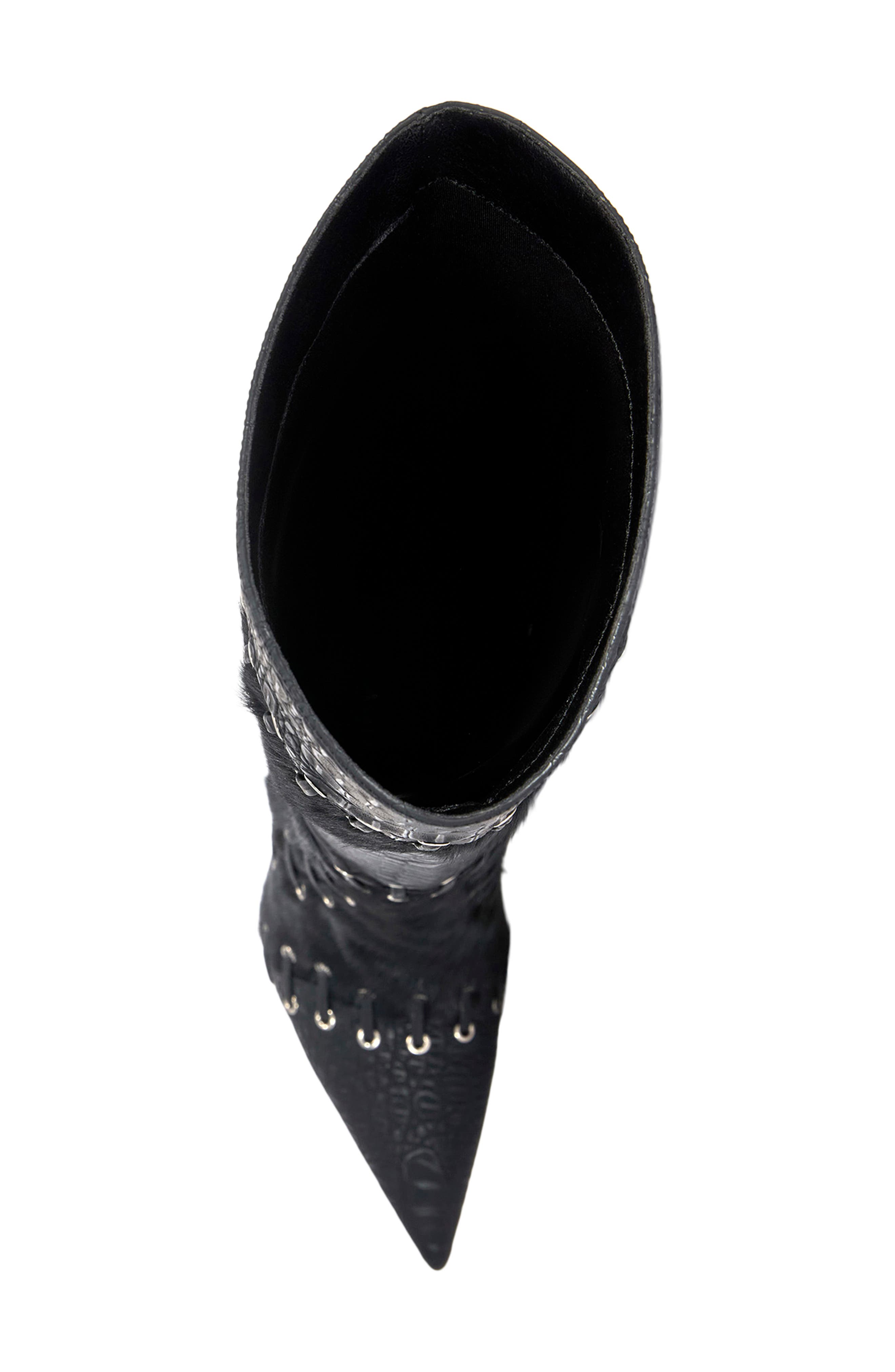 Novak Knee High Boot, Alternate, color, BLACK