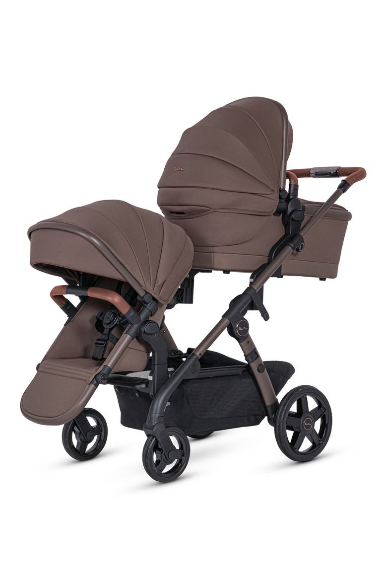 Wave 3 Single to Double Convertible Stroller, Alternate, color, CARAMEL