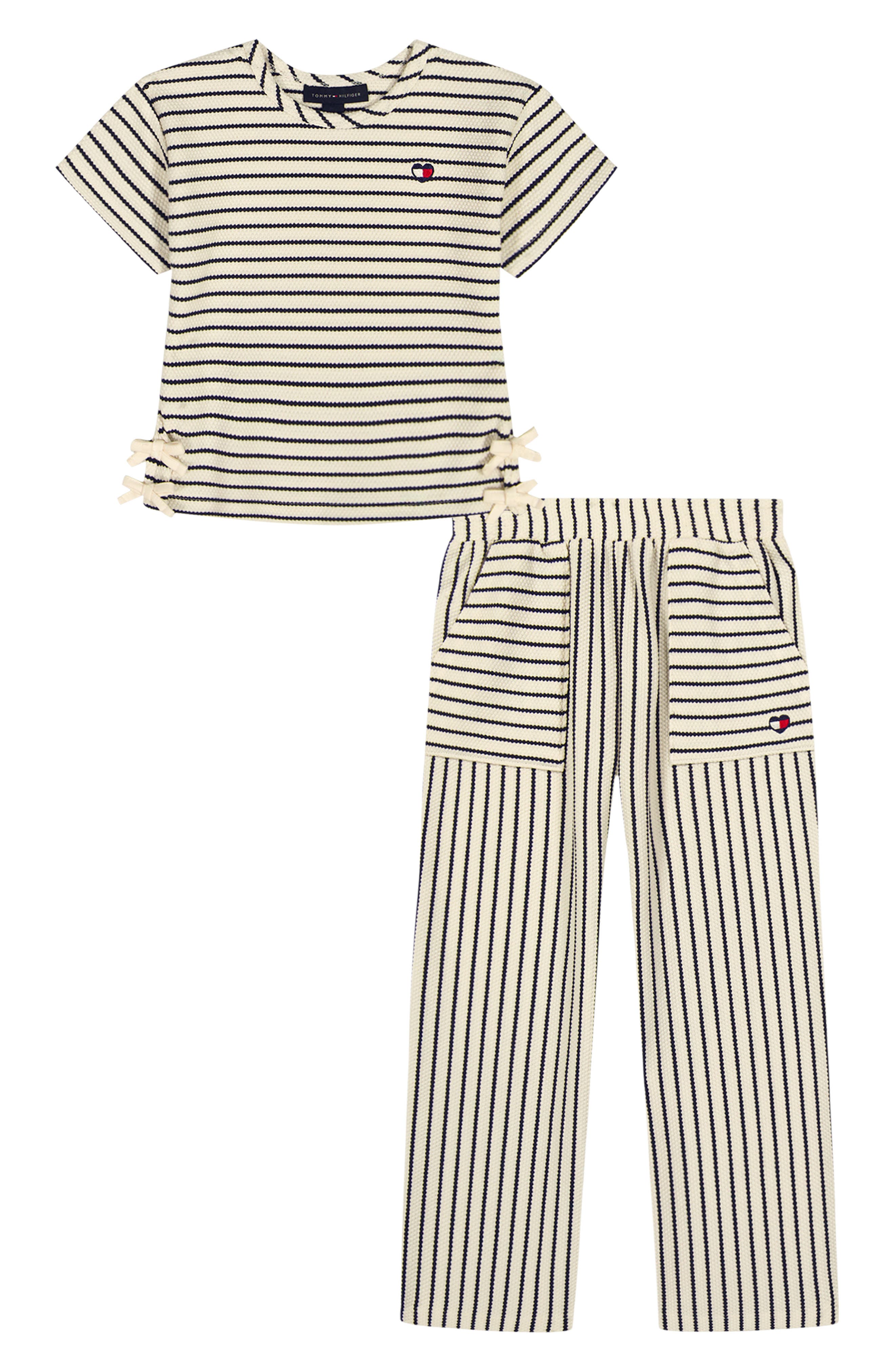 Tommy Hilfiger Stripe Pant Set