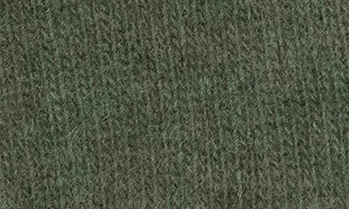 Portolano Cashmere Wide Ribbed Cuff Gloves In Green