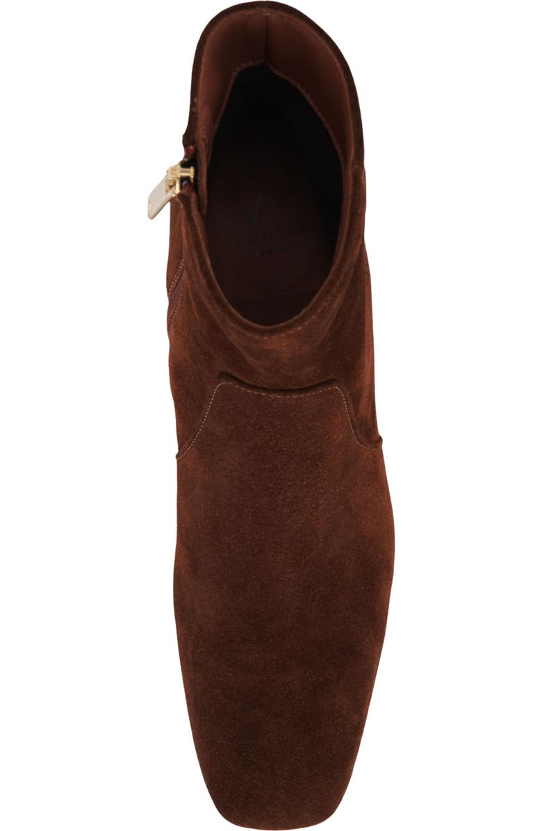 Aquatalia Siela Weatherproof Bootie, Alternate, color, Brandy Suede