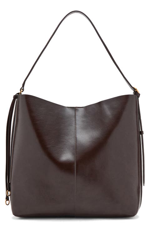 Faux Leather Shoulder Bag