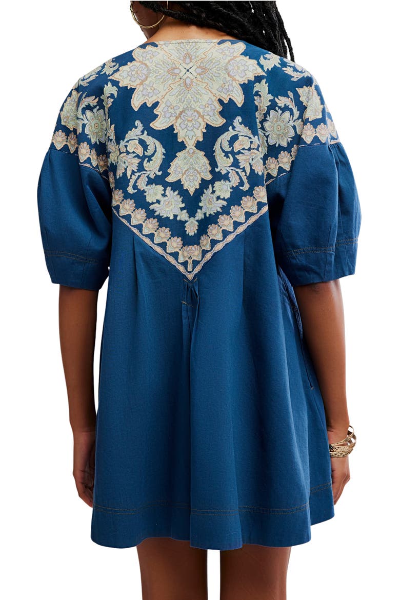 Orson Shift Minidress, Alternate, color, INDIGO COMBO