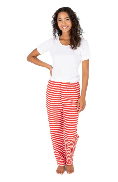 Women
s Fleece Printed Holiday Pajama Pants