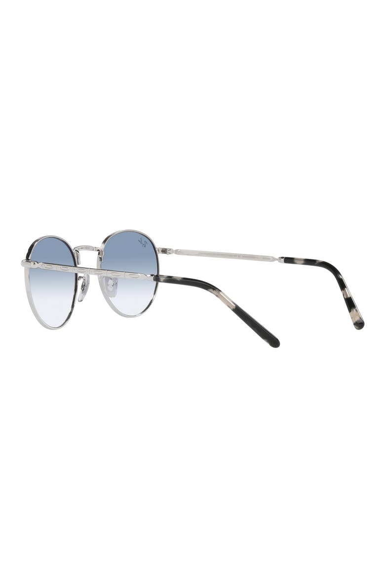 New Round 50mm Phantos Sunglasses, Alternate, color, SILVER