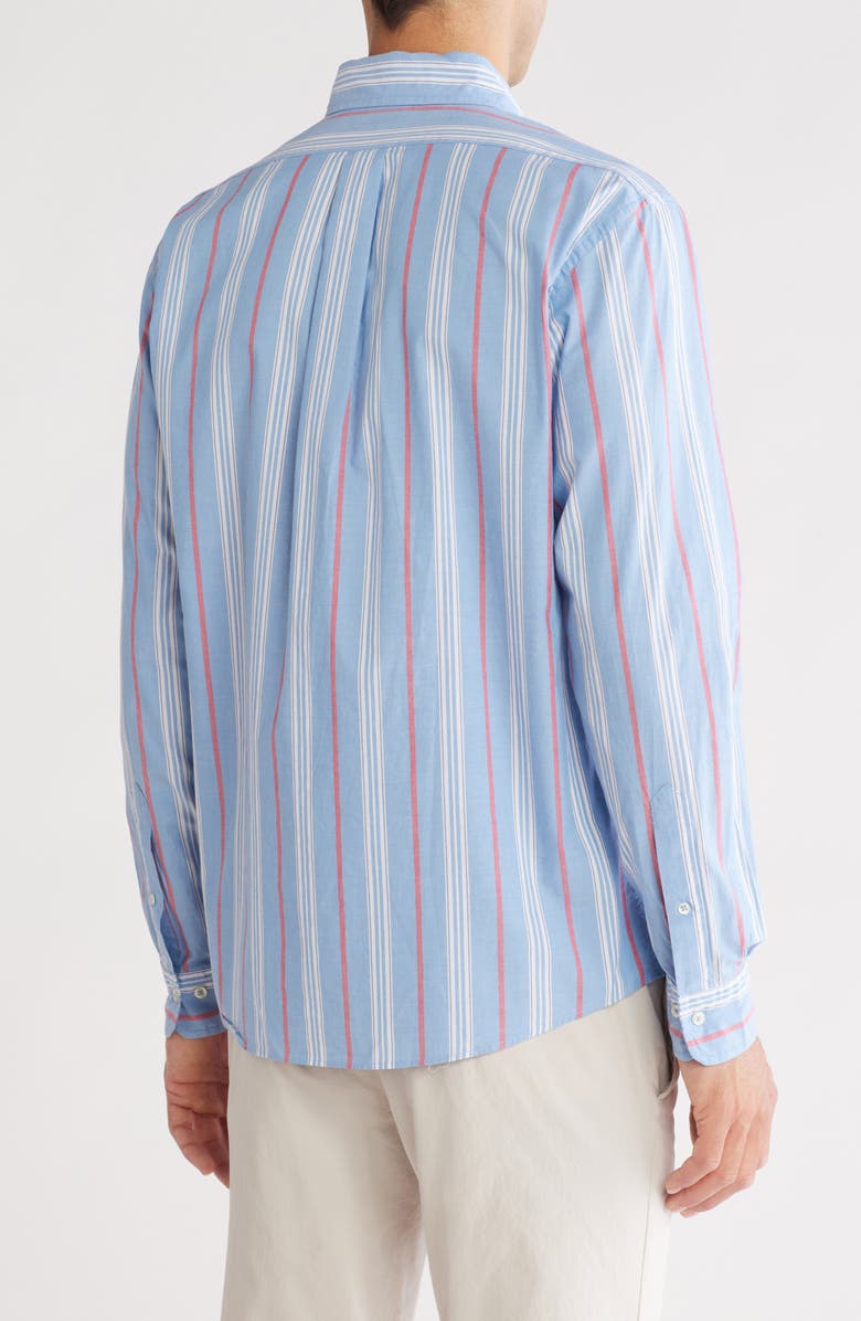 Brooks Brothers Long Sleeve Sport Fit Button-Down Shirt, Alternate, color, Regatta Stripe