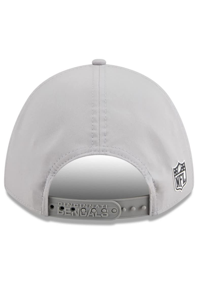Men's New Era Gray Cincinnati Bengals 2025 Sideline  M-Crown 9FORTY Adjustable Hat, Alternate, color, Gray
