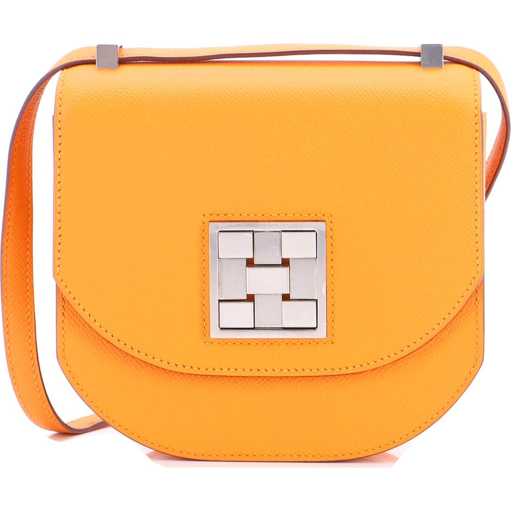 Pre-owned Hermes Hermes Mosaique Au 24 Bag Epsom 17 In Yellow