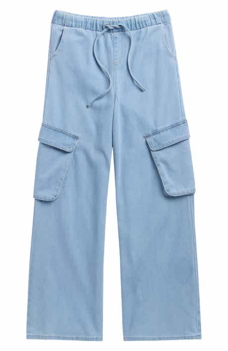 Tractr Kids' Pull-On Cargo Jeans