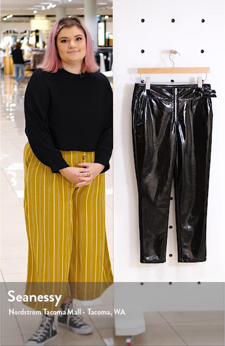 Patent Faux Leather Pants, sales video thumbnail