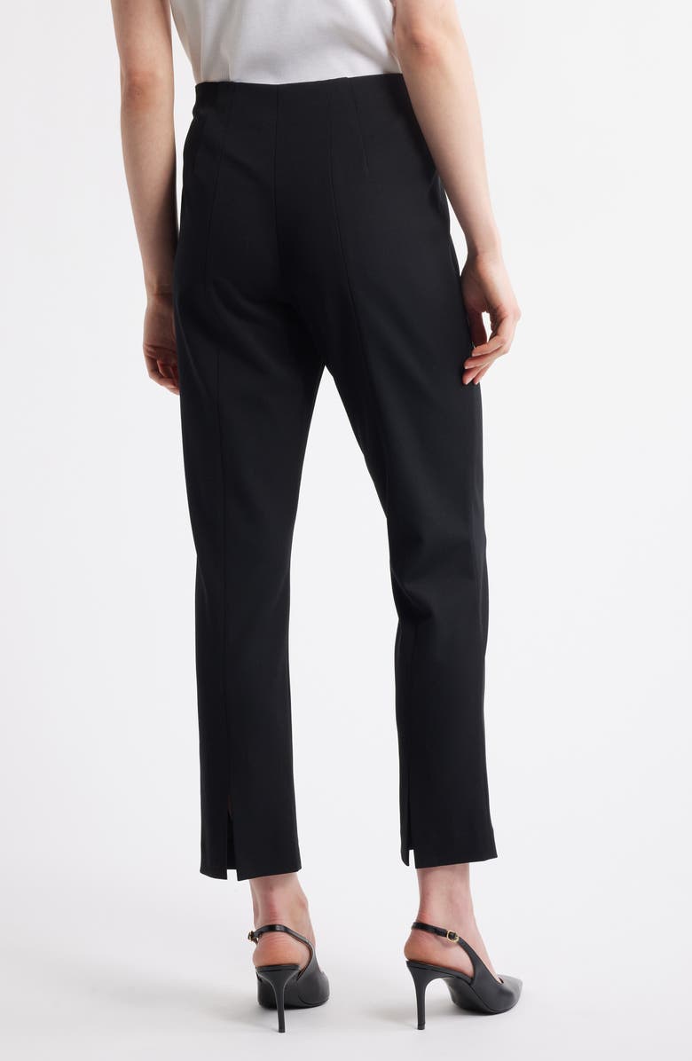 Ming Wang x Tanya Foster Deco Pintuck Crepe Pants, Alternate, color, 
