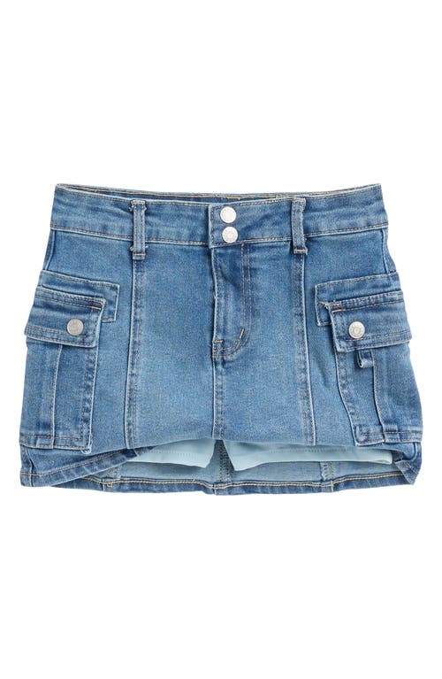 Shop Tractr Kids' Cargo Miniskirt In Med Light